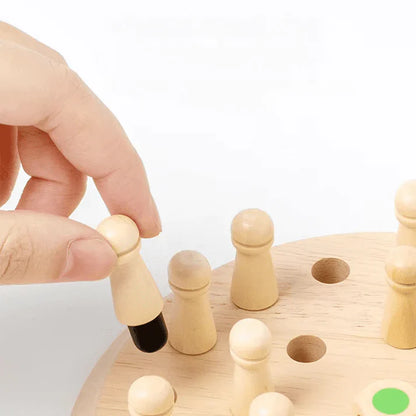 Montessori Farbmemory Schachspiel