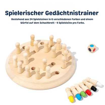 Montessori Farbmemory Schachspiel
