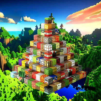 Minecraft Magnetische Bausteine - Junior Montessori