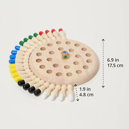 Montessori Farbmemory Schachspiel