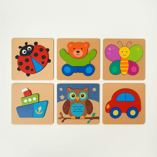 Montessori Glücks-Puzzles (6er-Pack)