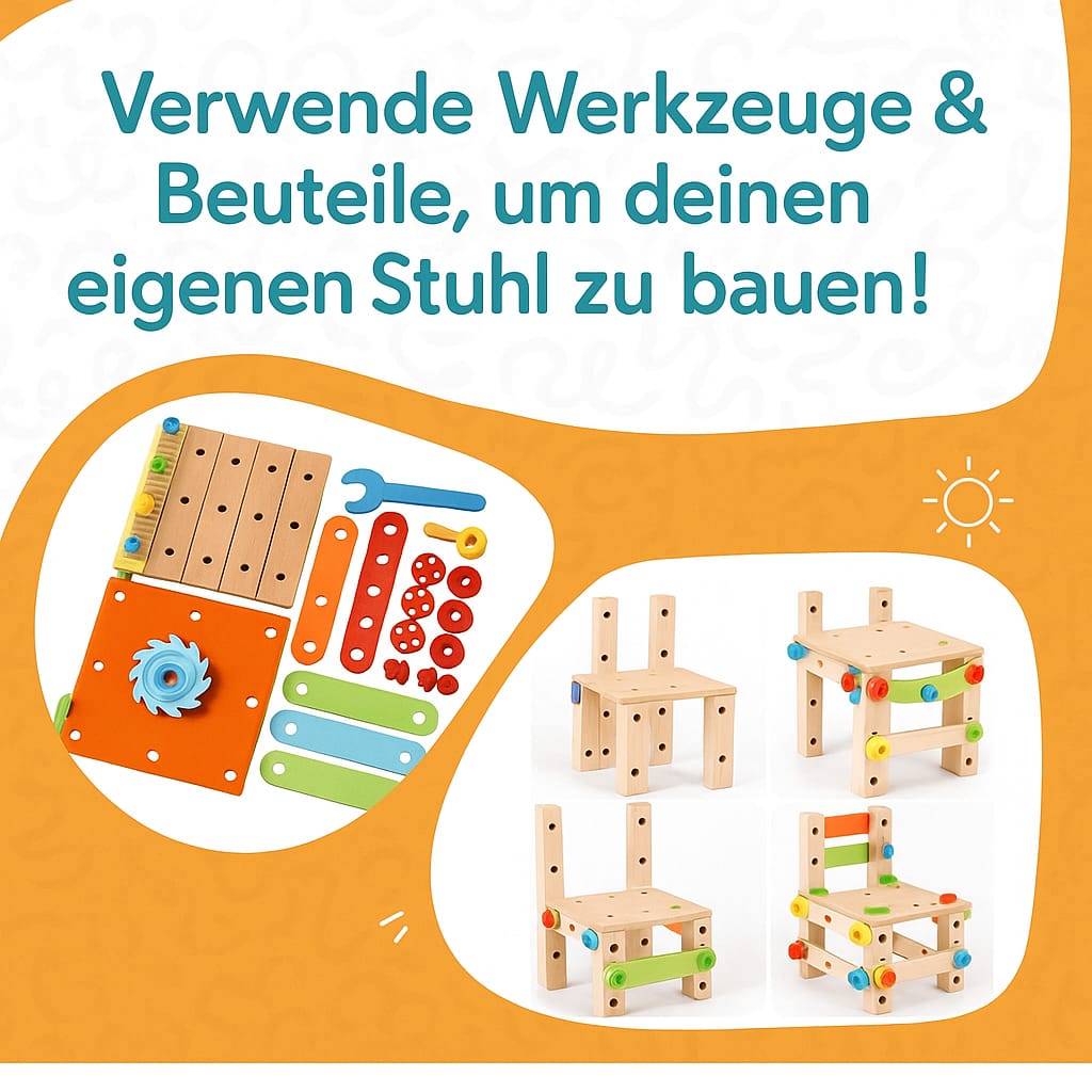 Montessori DIY Spaß-Stuhl